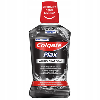 Colgate Plax Charcoal Płyn do płukania ust z aktywnym węglem 500ml