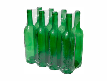 KOMPLET 8 BUTELEK NA WINO 0,75L ZIELONA