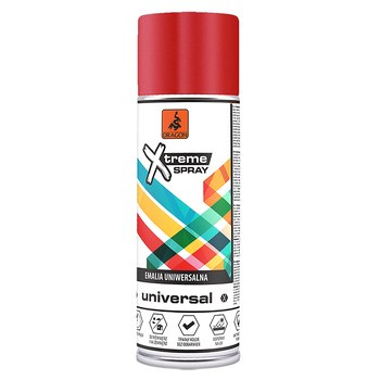 Emalia uniwersalna - super spray 400 ml czerwony ral 3002