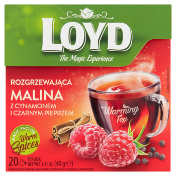 Loyd Herbatka Rozgrzewająca Malina z cynamonem