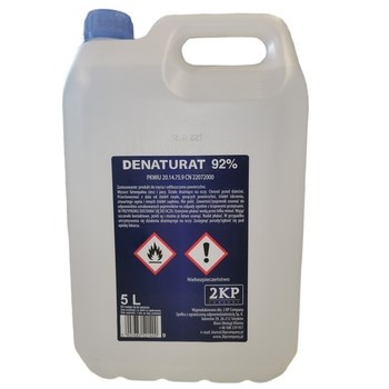 Denaturat 92% bezbarwny 5l