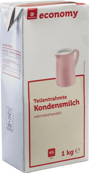 TGE Mleko zagęszczone niesłodzone 4% 1kg