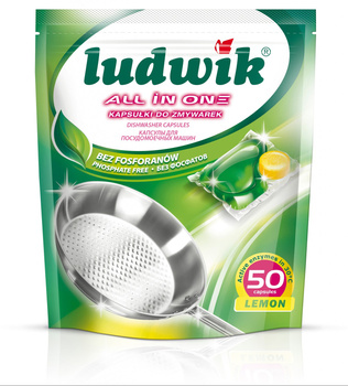 Ludwik All In One kapsułki do zmywarki 50szt.