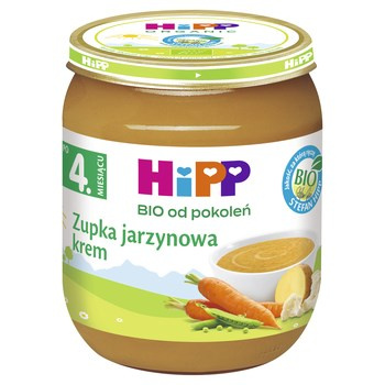HiPP BIO Zupka jarzynowa krem po 4 miesiącu 125g