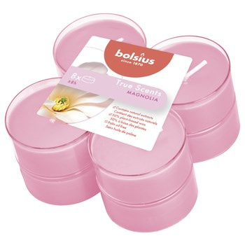 Bolsius Świece zapachowe maxi light 8 szt True Scents Magnolia