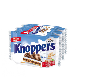 Knoppers Wafelek mleczno-orzechowy 75 g (3 x 25 g)