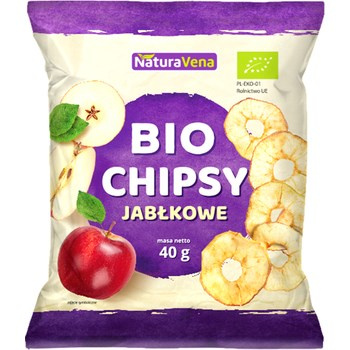 NAT.CHIPSY JABŁKOWE EKO 40G