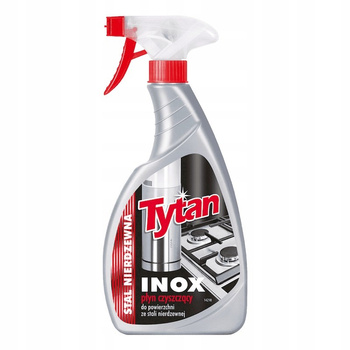 Tytan Inox płyn do czyszczenia stali nierdzewnej i chromowanej 500g spray