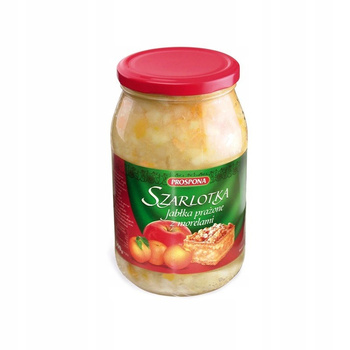 SZARLOTKA - JABŁKA PRAŻONE Z MORELAMI 900G