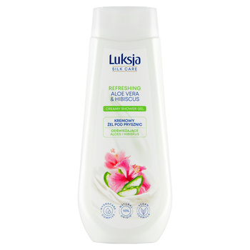 Luksja Silk Care Kremowy żel pod prysznic Aloes i Hibiskus 500ml