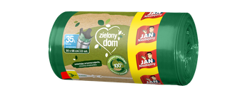 Jan Niezbędny Zielony dom Worki zawiązywane 35 l 22szt