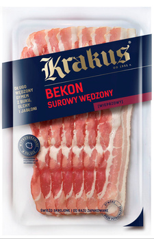 Krakus Bekon surowy wędzony wieprzowy 100g