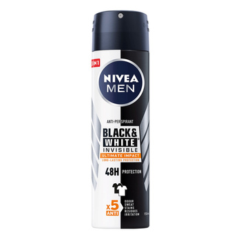 NIVEA MEN Black & White Invisible Ultimate Impact Antyperspirant 150 ml