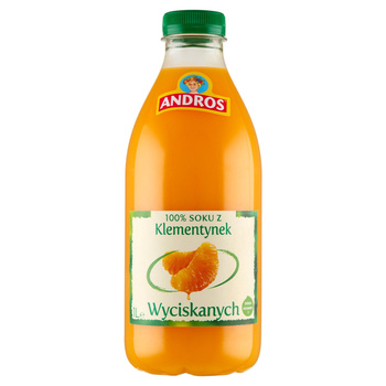 Andros 100 % sok z klementynek wyciskanych 1 l