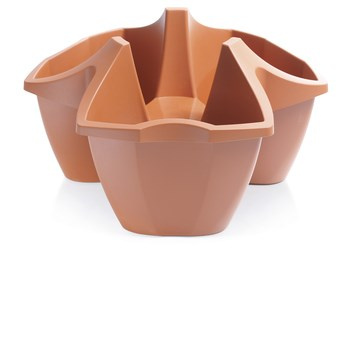 Doniczka Prosperplast Crown śr.48 DCRO480 terakota