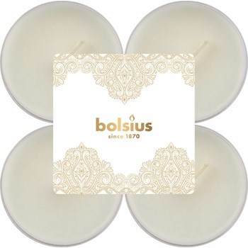 Bolsius Świece zapachowe maxi light 8 szt Złota koronka Wanilia