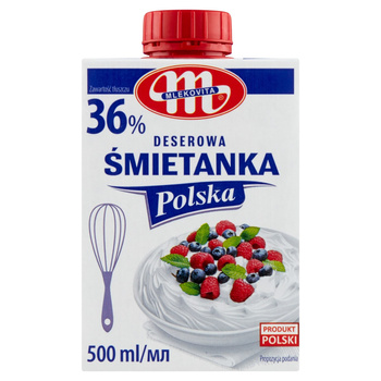 Mlekovita Śmietanka Polska deserowa 36 % 500 ml