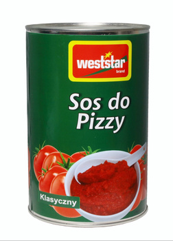 Sos do pizzy pomidorowy 12-14%, 4,15kg Weststar