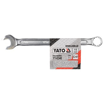 YATO Klucz płasko-oczkowy z polerowaną główką 11 mm