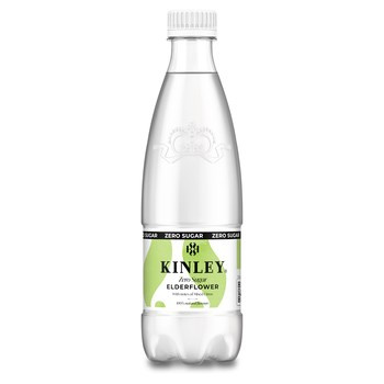 KINLEY ZERO ELDERFLOWER 500ML