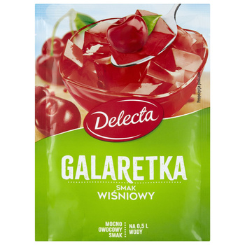 Delecta Galaretka smak wiśniowy 70 g