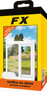 Fx siatka na okno 150x180 biała