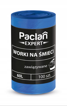 Paclan Expert Worki na śmieci zawiązywane 60 l 100 sztuk