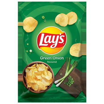 Lay's Chipsy ziemniaczane o smaku zielonej cebulki 140 g