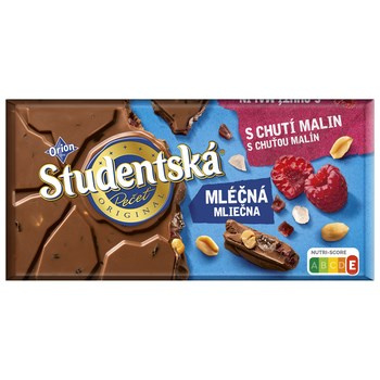 STUDENTSKA CZEK ML MALINA 170G