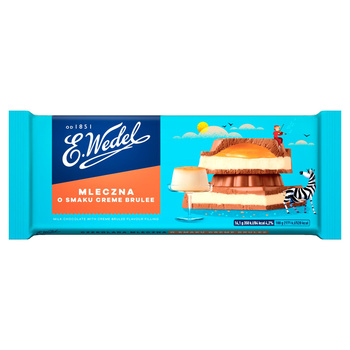E. Wedel Czekolada mleczna o smaku deseru crrme brulee 289 g