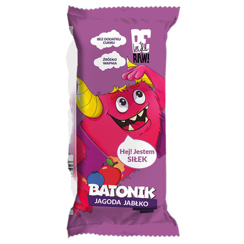 Be Raw! Kids Batonik jagoda jabłko 25 g