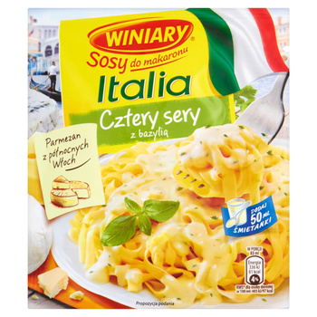 Winiary Italia Sos cztery sery z bazylią 37 g