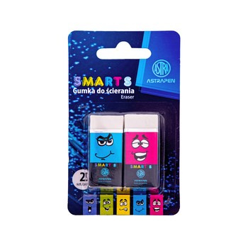 Gumka do ścierania Astra Pen Smart S, blister 2 szt.
