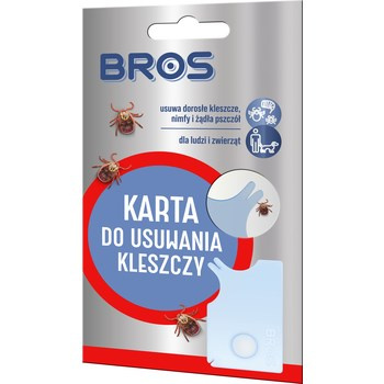 BROS KARTA D/USUW.KLESZCZ.1SZT