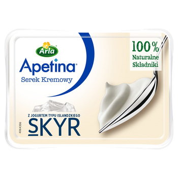 Apetina Serek kremowy z jogurtem typu islandzkiego Skyr 125g