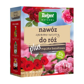 Nawóz do róż z mączką bazaltową zadbane kwiaty 1 kg Target