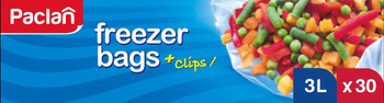 PACLAN Woreczki na mrożonki 3 L x 30 szt.