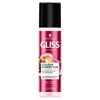 Gliss Colour Perfector Ekspresowa odżywka do włosów farbowanych i rozjaśnianych 200ml