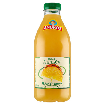 Andros Sok z ananasów wyciskanych 1 l