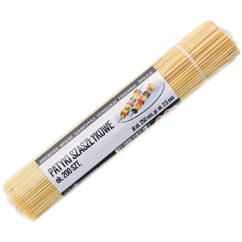 Patyki szaszłykowe - 250*2,5 mm / 200 szt