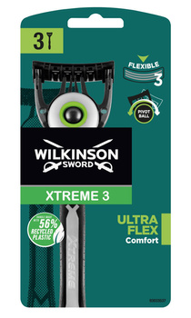 Wilkinson Sword Xtreme3 Ultra Flex Jednorazowe maszynki dogolenia 3szt
