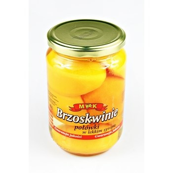 MK.BRZOSKWINIE POŁÓWKI 680G