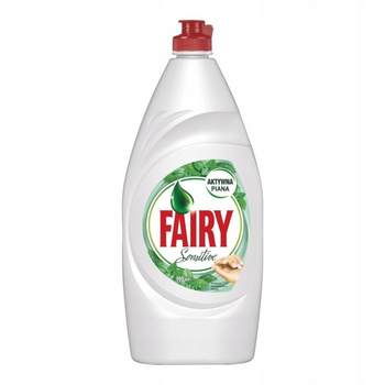 Fairy Sensitive Drzewo herbaciane z miętą Płyn do mycia naczyń 900 ml
