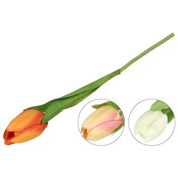 EM&EM Kwiat sztuczny tulipan 37 cm mix