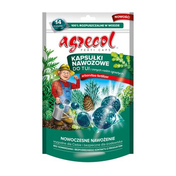 Kapsułki Nawozowe do Tui i innych roślin iglastych Agrecol Ferti Caps 14 kaps.