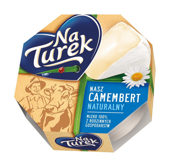 NaTurek Ser pleśniowy camembert naturalny 120 g