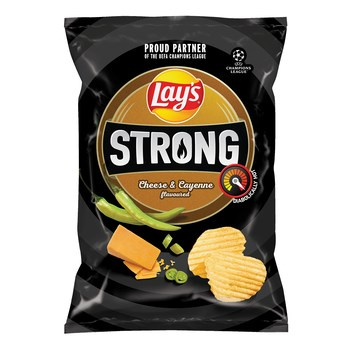 LAYS STRONG CHEESE CAYEN 120G
