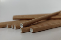 Słomki papierowe typu shake, kraft -opakowanie 50szt HORECA POLSKA