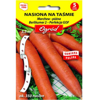 PlantiCo Nasiona na taśmie Marchew późna Berlikumer 2 - Perfekcja GOF 3,5 m ok. 350 nasion