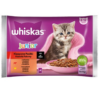 WHISKAS JUNIOR KLASYCZNE 4X85G